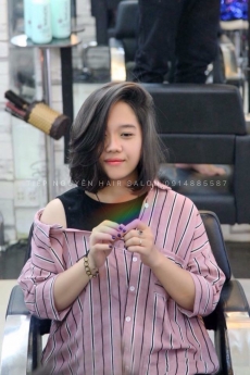 Nhuộm tóc màu nâu tây tôn da với tông lạnh siêu sang Tiệp Nguyễn Hair Salon