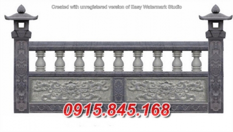 9755 Lan can tường bao hàng rào đá