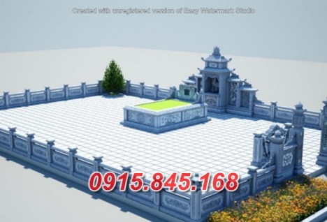 9755 Lan can tường bao hàng rào đá