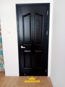 Cửa gỗ thông phòng HDF sơn NC cao cấp giá rẻ