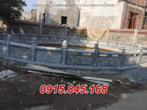 9755 Lan can tường bao hàng rào đá