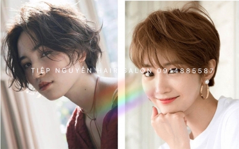 Nhuộm tóc màu nâu tây tôn da siêu sáng đẹp nhẹ nhàng cho nàng mái mưa Tiệp Nguyễn Hair Salon