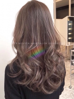 Nhuộm tóc màu nâu tây tông trầm cho nàng dịu dàng tôn da Tiệp Nguyễn Hair Salon
