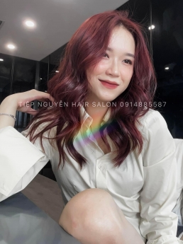 Nhuộm tóc màu nâu tây tôn da giúp nàng thêm phần trẻ trung năng động Tiệp Nguyễn Hair Salon