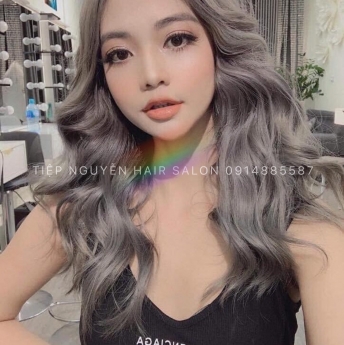 Nhuộm tóc màu nâu tây trầm lạnh cho nàng dịu dàng Tiệp Nguyễn Hair Salon