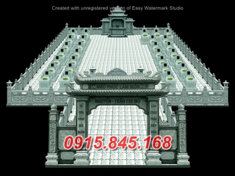 9755 Lan can tường bao hàng rào đá