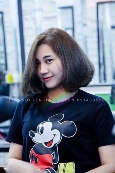 Nhuộm tóc màu nâu tây tôn da siêu sáng đẹp nhẹ nhàng cho nàng mái mưa Tiệp Nguyễn Hair Salon