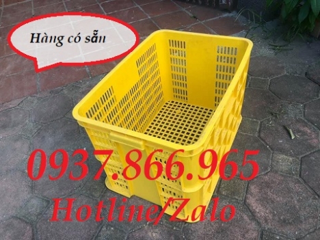 Sọt nhựa chứa hàng, sóng nhựa rỗng, thùng nhựa cao 31 có lỗ,khay nhựa HS004