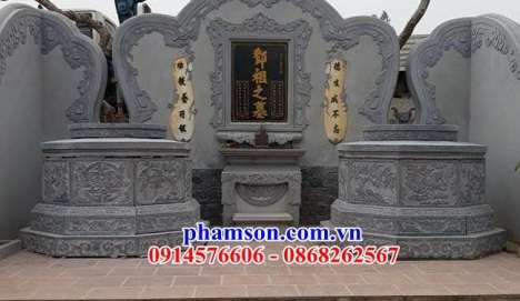 9852+ Lăng mộ đá hai mái tro cốt bán sóc trăng