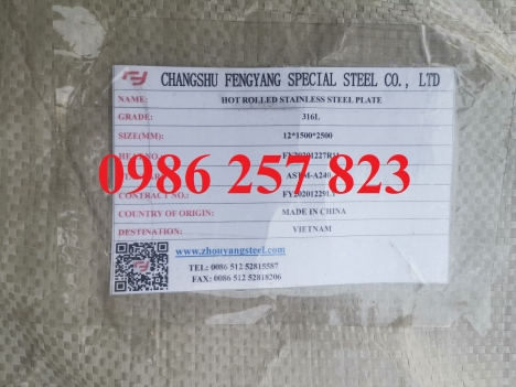 Sản xuất và cung cấp thép tấm Inox 304, 310S, 316L số lượng lớn