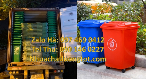 Thùng rác 120l nắp kín, Xe rác 120l 240l, thùng rác 60 lít có bánh xe, Thùng rác 60 lít, Thu