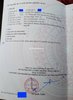 Bán đất đấu giá quy hoạch đẹp đường 16 M xóm 5 xã Nghi Phú giá tốt nhất thị trường