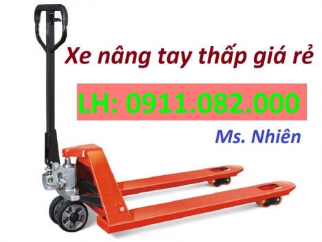 Sỉ lẻ xe nâng tay thấp 3 tấn giá rẻ tại vĩnh long- xe nâng tay nhập khẩu- lh 0911082000