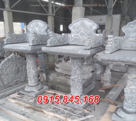 974  Long an + bán am tháp thờ tro cốt đá đẹp