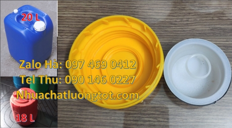 can 20 lít đựng thuốc bảo vệ thực vật, Can 20l tròn, can 25l xanh, Can 4l vòi nhấn, can vuông 5l, Ca