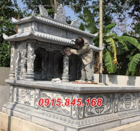 8565 an giang mộ đá đẹp - Mẫu mộ đá đôi đẹp tro cốt bán an giang