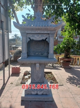 974  Long an + bán am tháp thờ tro cốt đá đẹp