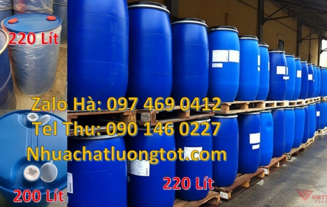 Thùng Phuy 50 Lít, Phuy nhựa 120 lít, Phuy nhựa 150 lít nắp mở Thùng phi 220l nắp kín, Thùng phuy nh