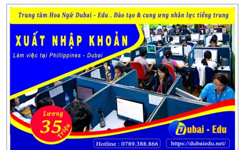 TUYỂN DỤNG NHÂN VIÊN XUẤT NHẬP KHOẢN