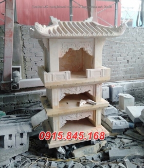 974  Long an + bán am tháp thờ tro cốt đá đẹp