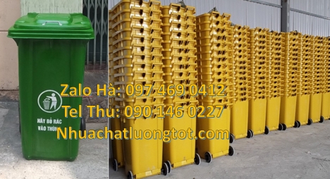 Thùng rác 120l nắp kín, Xe rác 120l 240l, thùng rác 60 lít có bánh xe, Thùng rác 60 lít, Thu