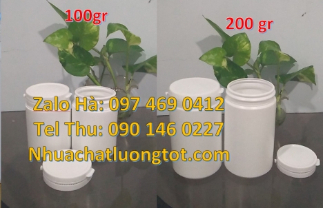 Hũ 50gr, hũ đựng kem 100g, hũ kem body 200g hũ pet nhựa 200gr, hũ 250 gram đựng bánh kẹo, hũ nhựa 2