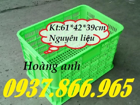 Sọt nhựa chứa hàng, sóng nhựa rỗng, thùng nhựa cao 31 có lỗ,khay nhựa HS004