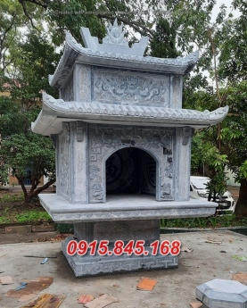 974  Long an + bán am tháp thờ tro cốt đá đẹp