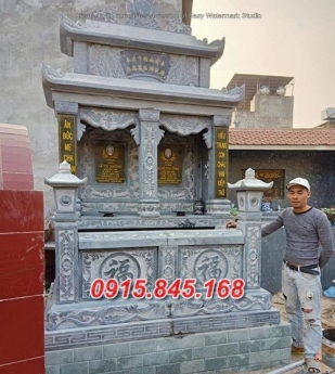8565 an giang mộ đá đẹp - Mẫu mộ đá đôi đẹp tro cốt bán an giang