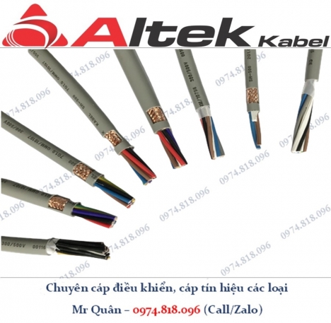 Cáp điều khiển bọc kim chống nhiễu Altek Kabel