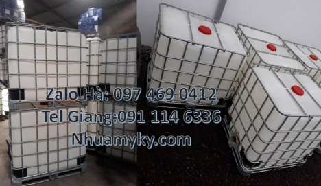 Thùng nhựa dung tích lớn 1000 lít, Tank IBC 1000L thùng nhựa, thùng ibc 1000l, thùng phuy, thùng ib