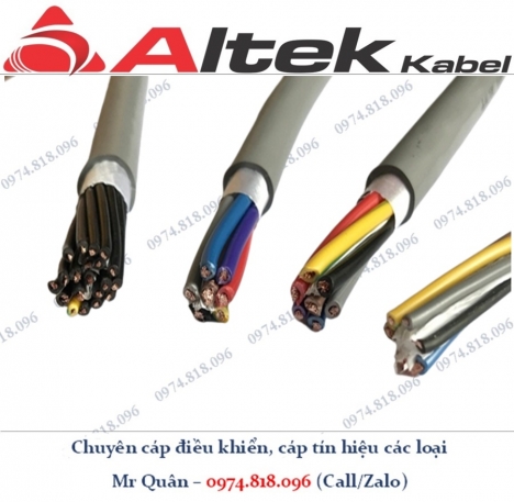 Cáp điều khiển bọc kim chống nhiễu Altek Kabel