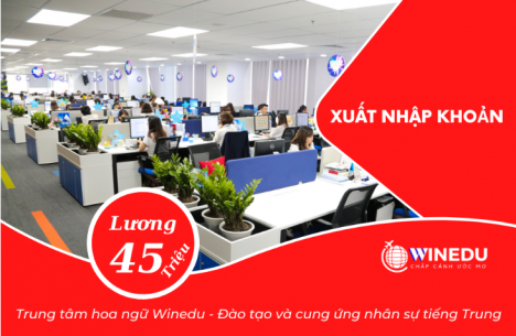 Nhân viên Xuất nhập khoản lương >35 triệu/ tháng tại Philippines