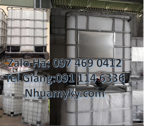 Thùng nhựa dung tích lớn 1000 lít, Tank IBC 1000L thùng nhựa, thùng ibc 1000l, thùng phuy, thùng ib
