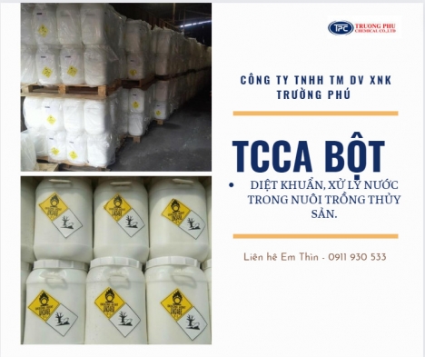 TCCA 90% - chất xử lý nước trong nuôi trong thủy sản