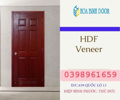 Cửa HDF Veneer tại Bình Định | Cửa phòng ngủ giá rẻ