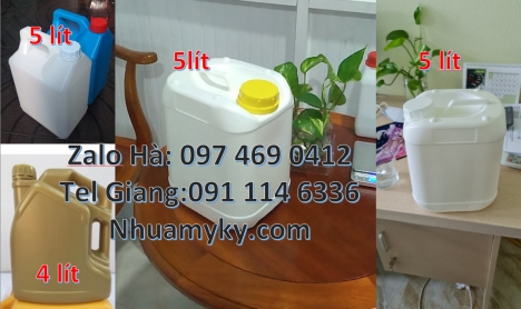 can 25l giá rẻ, thùng nhựa, , Can nhựa 1 lít vuông, can 1l vuông Can 2l đựng nước xả vải, can 0.5 lí