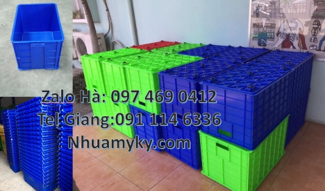 sóng nhựa, khay nhựa công nghiệp, rổ nhựa chất lượng Sọt nhựa đặc, khay bít, thùng nhựa bít, Thùng n