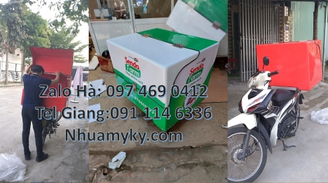 Thùng giao hải sản, Thùng giao thư, Thùng ship hàng, thùng ship hàng giá rẻ, thùng giao đồ ăn nhựa c