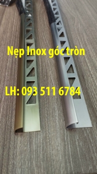 Len tường Inox nẹp góc tròn nẹp T Inox