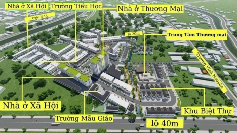 Nhà Phố 1 Trệt 3 Lầu Dự Án An Phú EcoCity Cần Thơ Giai Đoạn Đầu