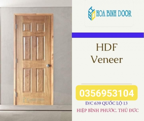 Cửa gỗ HDF cho phòng khách và những ưu điểm vượt trội