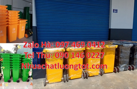 Thùng đựng rác 120l, Thùng rác 240l composite, Thùng rác công cộng 240l, Thùng rác 120l nắp kín, Thu