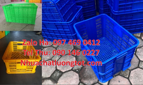 sóng nhựa, thùng nhựa đặc, sóng nhựa bít, Giỏ nhựa chở sau xe máy, sóng nhựa hở 5T4, Sóng nhựa bít 1