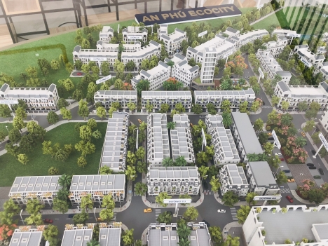 Nhà Phố 1 Trệt 3 Lầu Dự Án An Phú EcoCity Cần Thơ Giai Đoạn Đầu