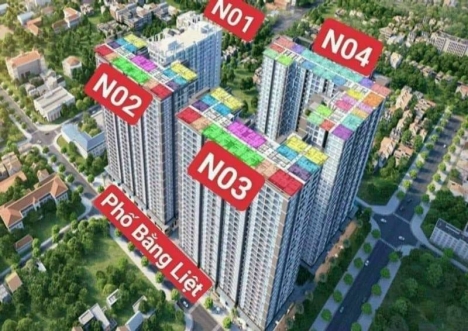 Suất mua độc quyền căn góc N02 - N04 dự án CCCC Linh Đàm Hà Nội Melody tháng 07/2022
