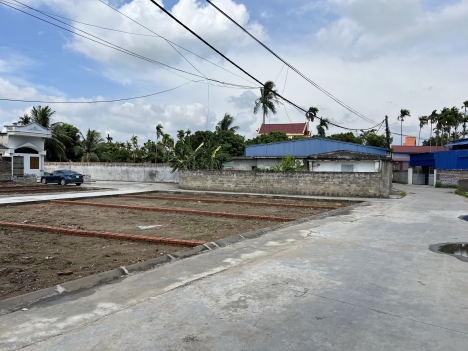 Bán đất gần KCN Nomura An Dương, đường trước đất rộng 5m,