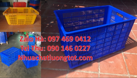 sóng nhựa, thùng nhựa đặc, sóng nhựa bít, Giỏ nhựa chở sau xe máy, sóng nhựa hở 5T4, Sóng nhựa bít 1