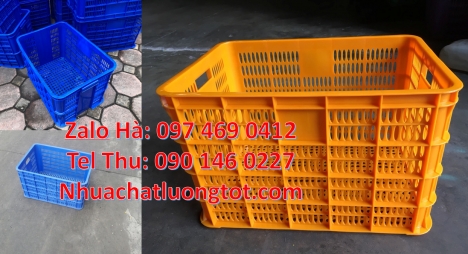 sóng nhựa, thùng nhựa đặc, sóng nhựa bít, Giỏ nhựa chở sau xe máy, sóng nhựa hở 5T4, Sóng nhựa bít 1