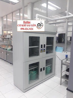 TỦ ĐỰNG HÓA CHẤT PHÒNG THÍ NGHIỆM CÓ MÀNG LỌC THAH HOẠT TÍNH